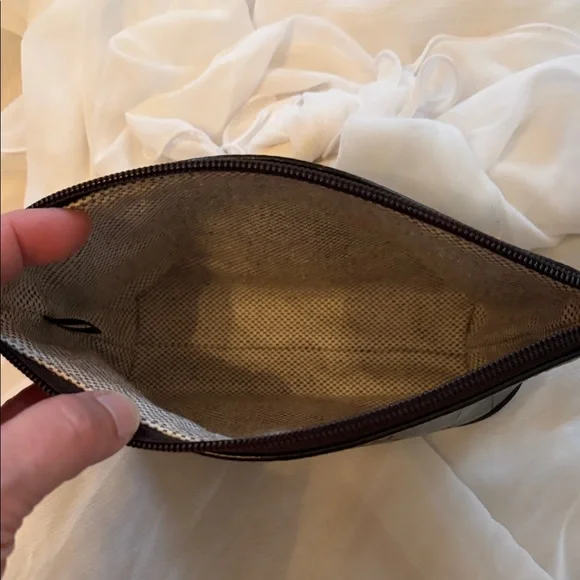 Dooney & Bourke Black Croc-Embossed Leather Pouch - Picture 9 of 17